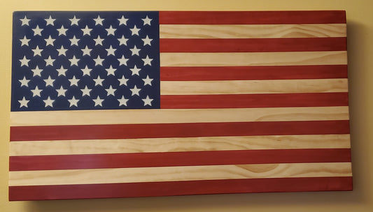 Wooden American Flag