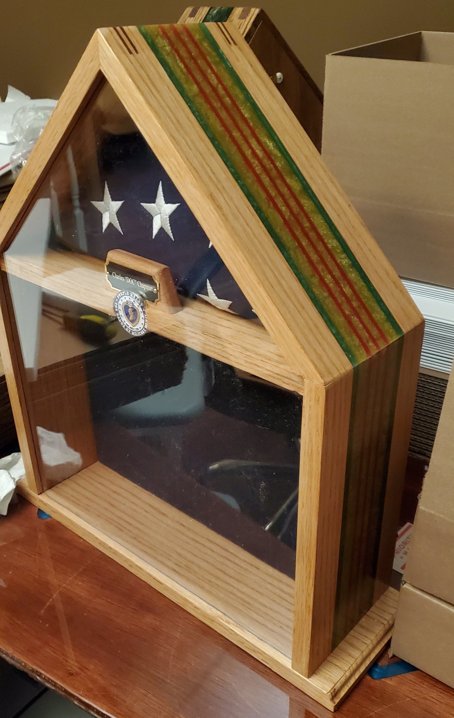 Folded American Flag Displays