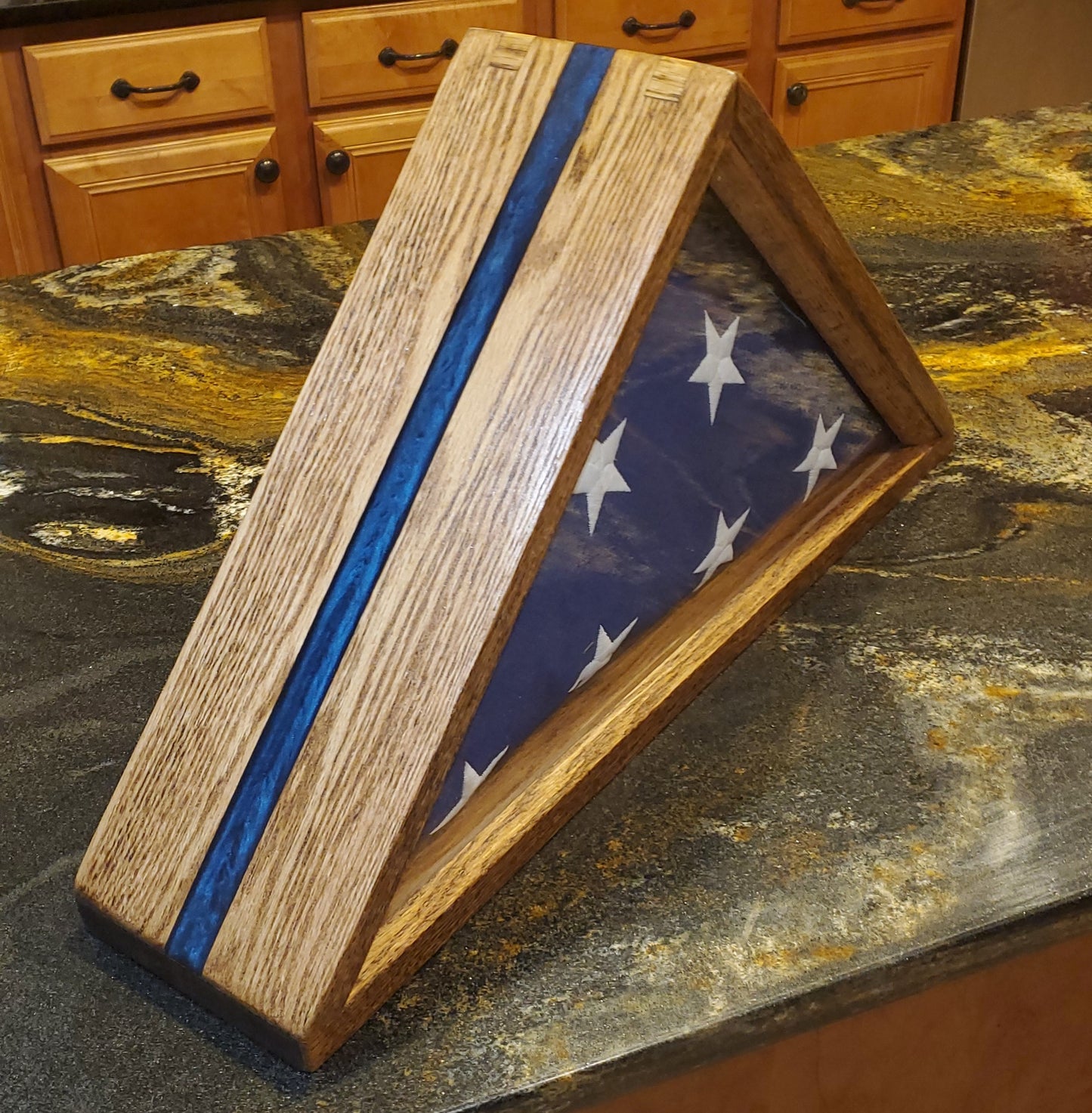 Folded American Flag Displays