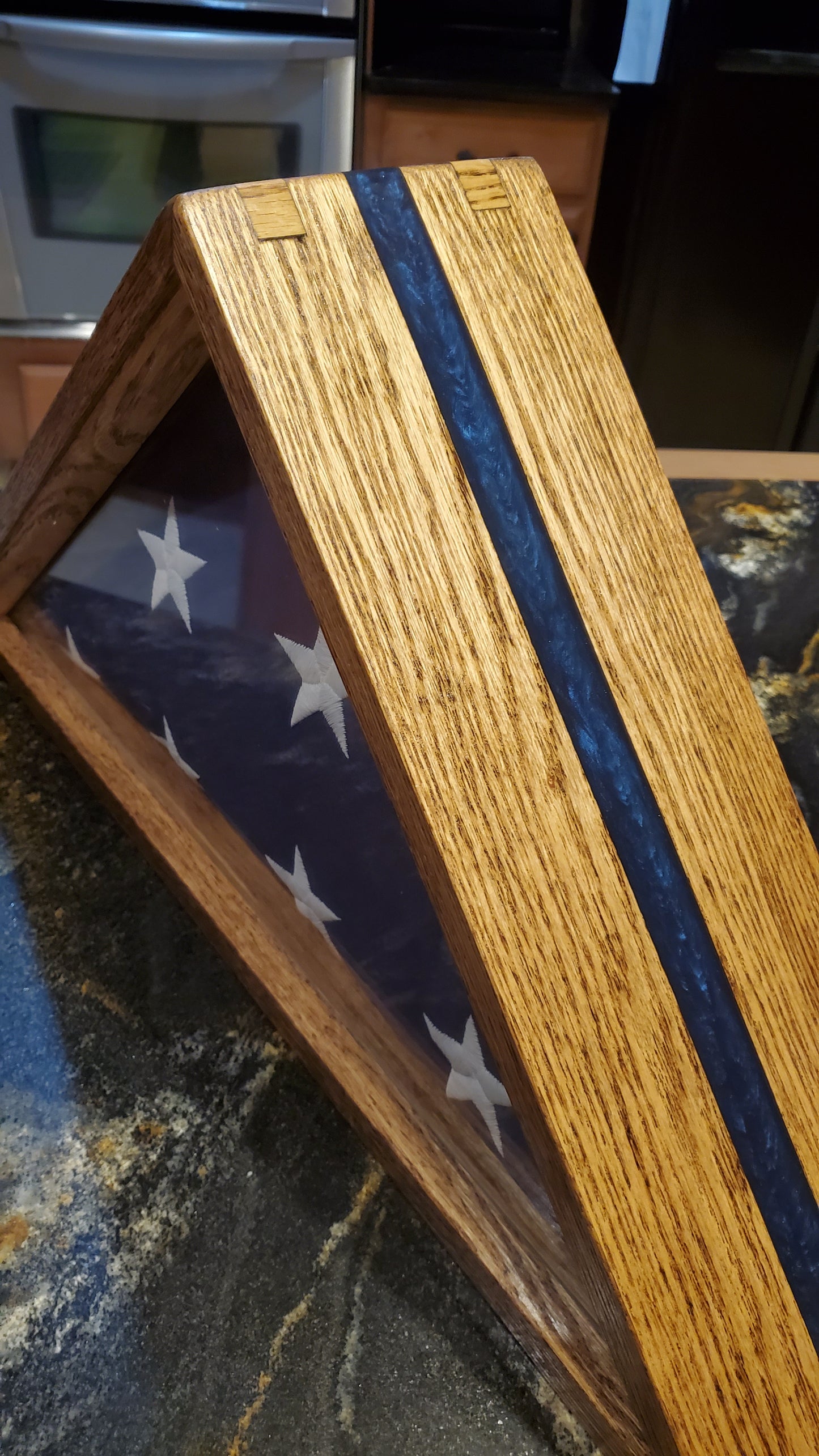 Folded American Flag Displays